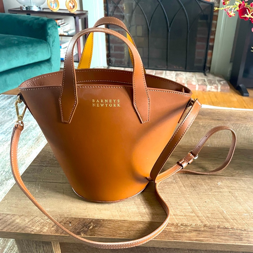 Barney’s New York Leather Bucket Bag